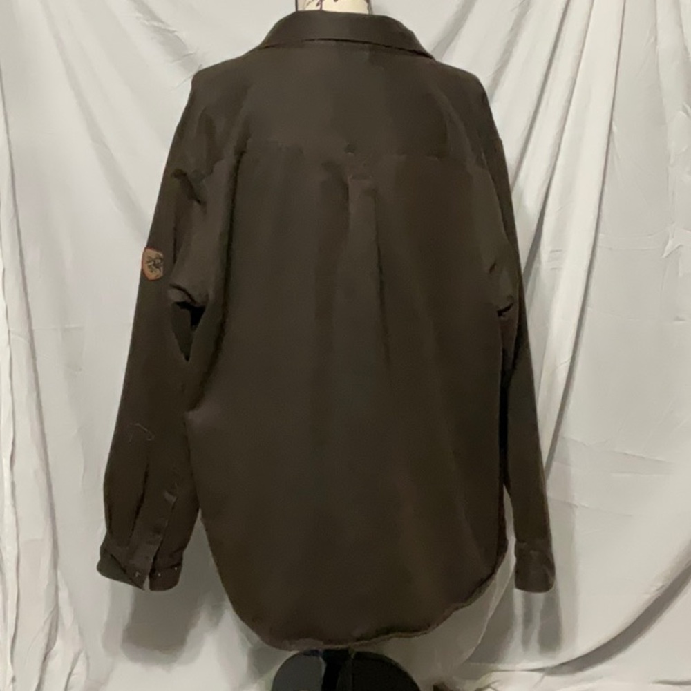Men's Brown Legendary Whitetails Flannel lined Jacket - Picture 3 of 9
